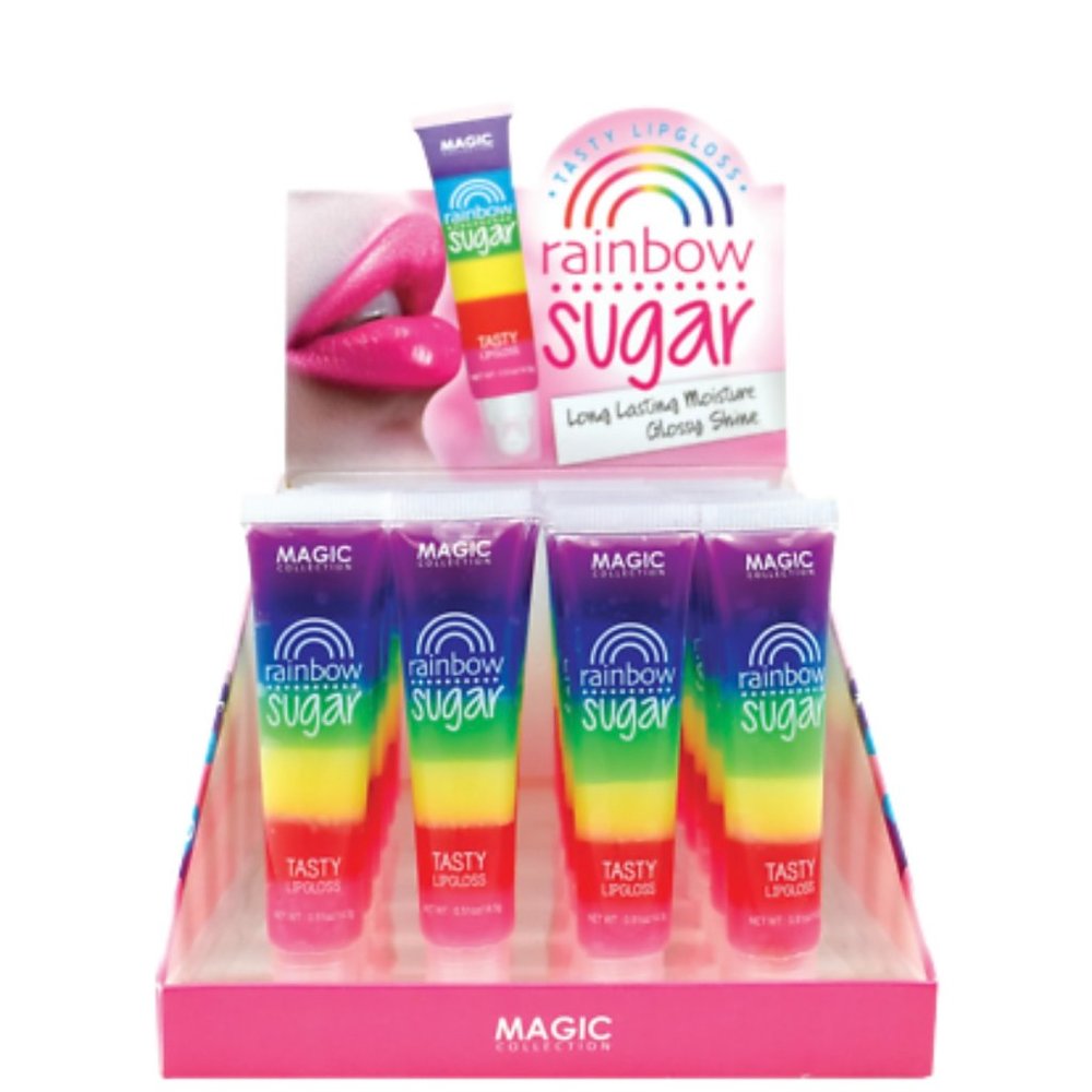 Rainbow Sugar Lip Gloss (Lot of 12)